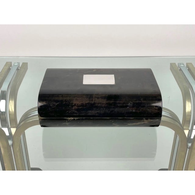 1970s Goatskin Box by Tommaso Barbi, Italy, 1970s For Sale - Image 5 of 14