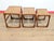 Brown Mid Century Modern Vintage Teak Quadrille Nesting Ends Tables in the Style of G Plan Danish Style For Sale - Image 8 of 14