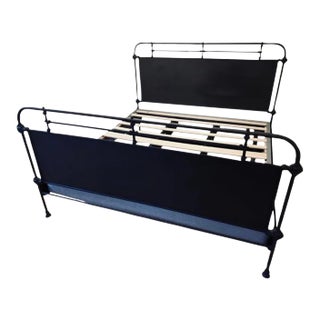 Restoration Hardware Iron Bed Size King (2 Available) For Sale