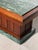 Art Deco Dining Table with Green Marble Top For Sale - Image 6 of 7
