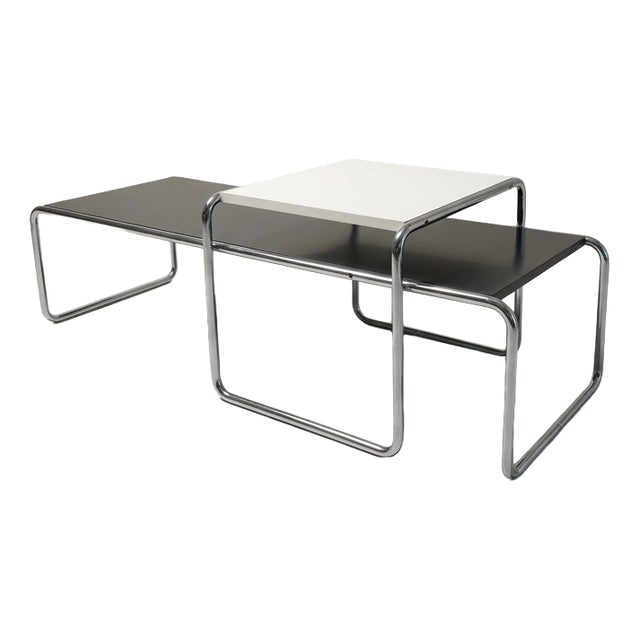 Laccio Low Tables by Marcel Breuer for Gavina, 1960s, Set of 2 For Sale