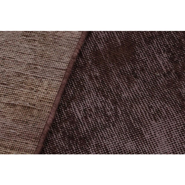 Textile Vintage Persian Rug in Brown and Pink, From Rug & Kilim For Sale - Image 7 of 7