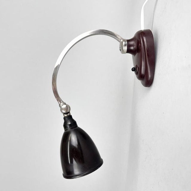 Small Bakelite Wall Lamp, 1950s For Sale - Image 10 of 11