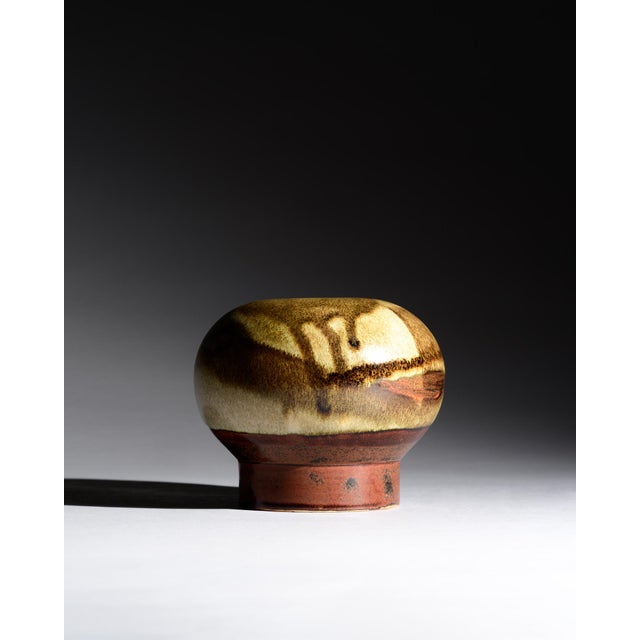 Earth Tone Studio Ceramic Vase by Barbara Stehr, Germany, 1970s For Sale - Image 11 of 11