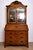 Wood Louis XV Style Curved Cabinet with Secretary in Walnut and Marquetry For Sale - Image 7 of 7