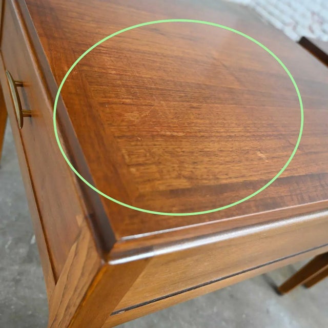 Mid-Century Modern Lane Rhythm Collection Walnut End Tables a Pair For Sale - Image 9 of 13