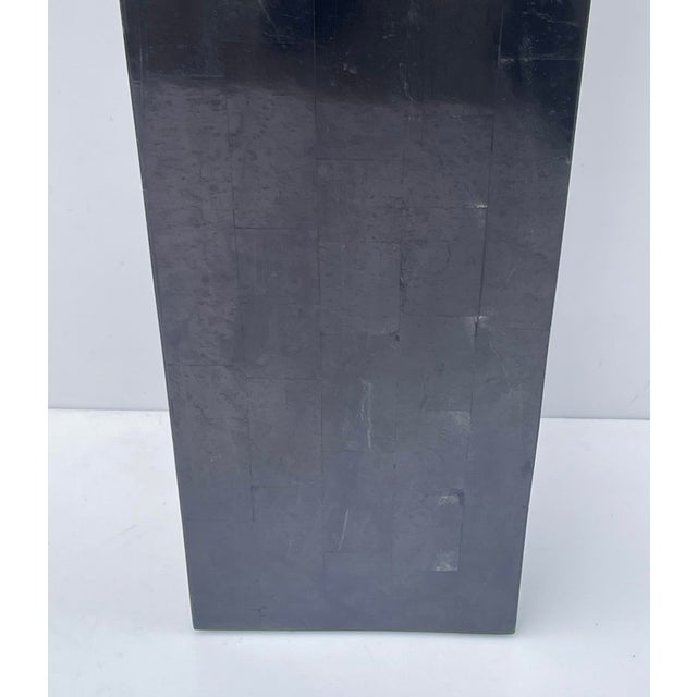 Tessellated Stone Pedestal by Marquis Collection of Beverly Hills, Usa 1990s For Sale - Image 9 of 18