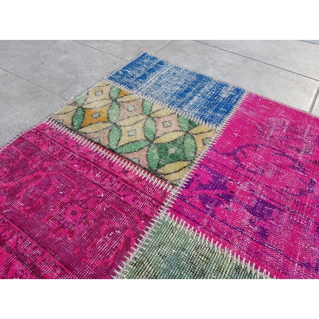 Vintage Turkish Ethnic Runner For Sale - Image 9 of 10