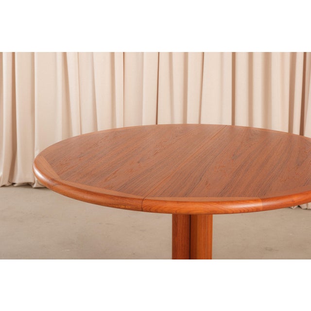 1960s Laurits M. Larsen Extendable Teak Dining Table Danish Modern Møbelfabrik a/S For Sale - Image 10 of 13