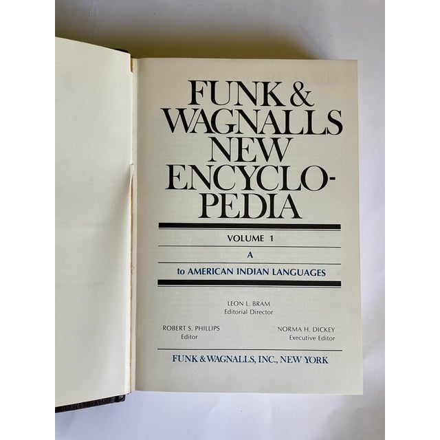 1975 Complete Funk & Wagnalls "New Encyclopedia" 27 Volume Set For Sale In Los Angeles - Image 6 of 12