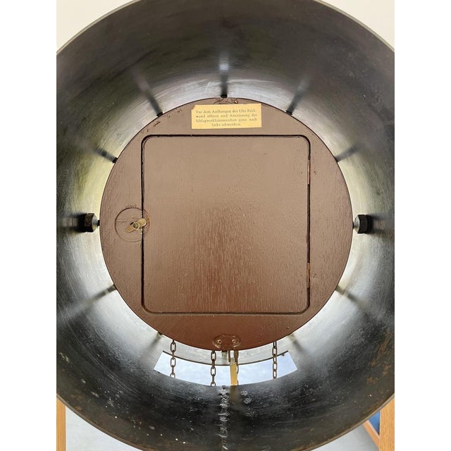 Large Oak Clock, 1950s For Sale - Image 12 of 15