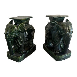Elephant Garden Stools/Pair For Sale