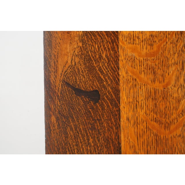 Antique Four Section Oak Humphrey Barrister Bookcase For Sale - Image 12 of 13