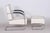 Metal Set of Bauhaus Armchair and Ottoman in Chrome from Mücke-MelderCzech, 1930s For Sale - Image 7 of 14