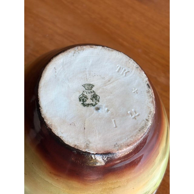 Antique Vienna Austria Porcelain Vase – Seascape Painting, Count Thun Factory (1890-1908) For Sale - Image 11 of 12