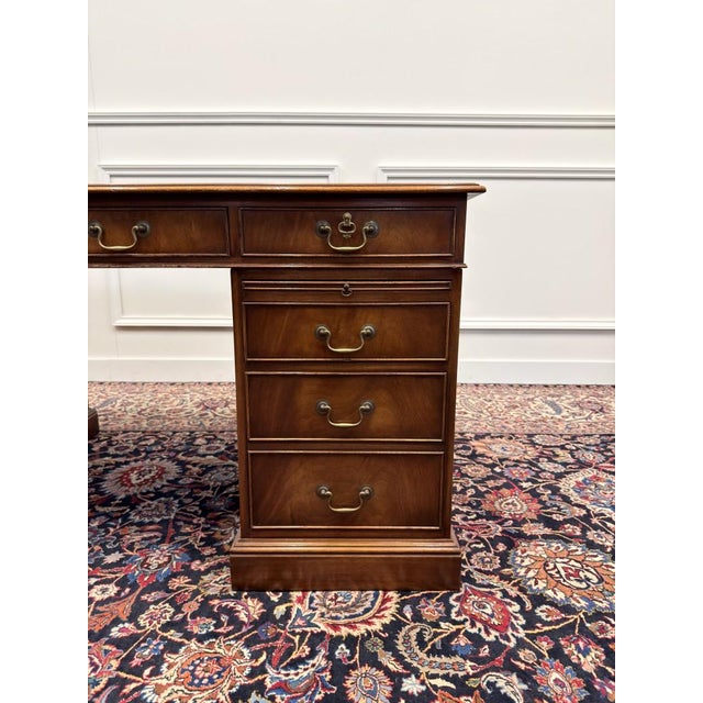 English Desk with Black Inlay For Sale - Image 11 of 18
