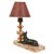 French Art Deco Table Lamp in Pink Marble Glass, 1930s For Sale - Image 11 of 17