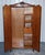 1920s English Art Deco Queen Anne Burr Walnut Wardrobe, 1920s For Sale - Image 5 of 18