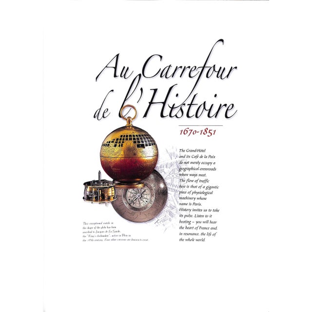 Paper "Grand-Hotel Cafe De La Paix: Two Centuries of Parisian Life" 2004 Boissel, Pascal For Sale - Image 7 of 11