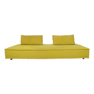 Escapade Fabric Three-Seater Yellow Green Sofa by Roche Bobois For Sale