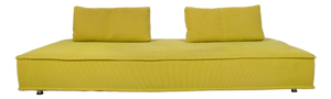Escapade Fabric Three-Seater Yellow Green Sofa by Roche Bobois