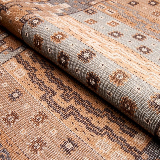 Schumacher Sample - Schumacher Fairuza Flatweave Fabric, Fog For Sale - Image 4 of 5