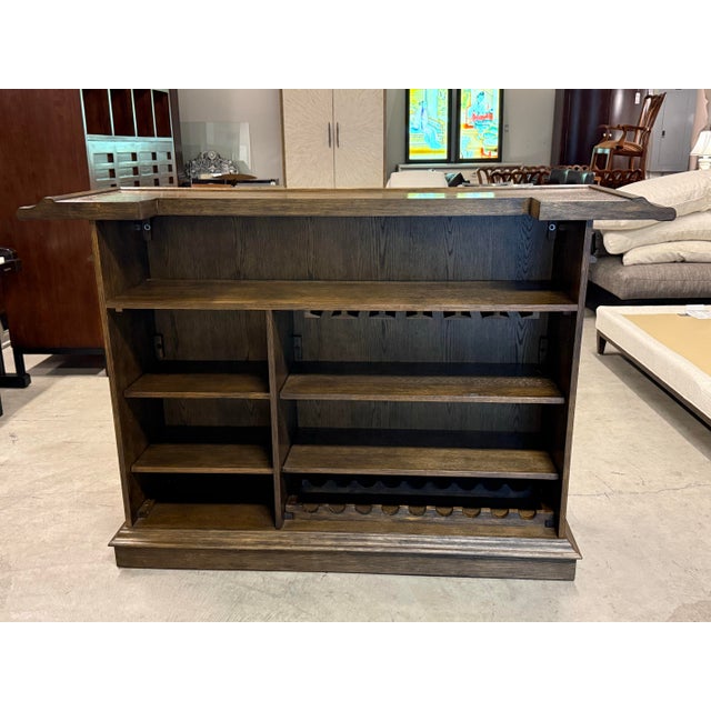 Wood American Heritage Valore Home Freestanding Bar For Sale - Image 7 of 12