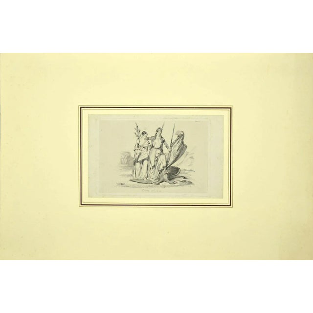 Liberty - Original Etching on Paper - 19th Century 19th Century For Sale - Image 3 of 3