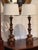 19th Century Carved Altar Stick Table Lamps - a Pair For Sale - Image 6 of 10