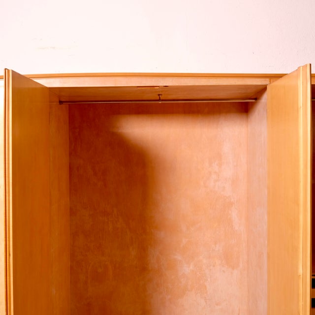 Brown Five-Door Wardrobe by Paolo Buffa, 1950s For Sale - Image 8 of 18
