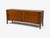 Edmond Spence, Concave Dresser, Stained Wood, Brass, Sweden, 1950s For Sale In New York - Image 6 of 17