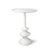 Metal Regina Andrew Hope Aluminum Table, White For Sale - Image 7 of 7