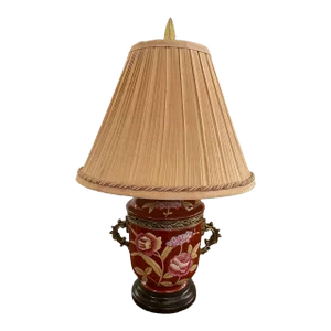 Vintage Floral Table Lamp