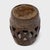 Chinese Caramel Brown Prosperity Garden Stool For Sale - Image 3 of 5