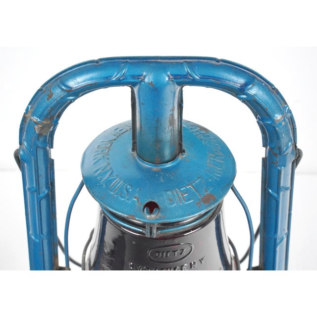 Mid 20th Century Vintage Dietz Monarch Hot Blast Kerosene Lanterns - a Pair For Sale - Image 5 of 10