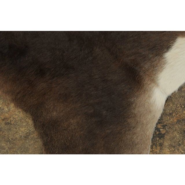 2020s Rug & Kilim’s Contemporary Cowhide Rug in Ombre Brown & Black Tones For Sale - Image 5 of 9