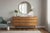 This beautifully restored mid-century modern walnut lowboy dresser showcases the timeless simplicity and clean...
