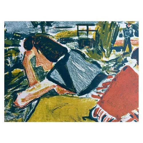 François Desnoyer, The Nap, Original Lithograph For Sale - Image 4 of 8
