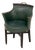 Regency Style Upholstered Ebonized Armchair For Sale