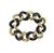 Tan Christina Addison Tiger's Eye Gold Link Bracelet For Sale - Image 8 of 12