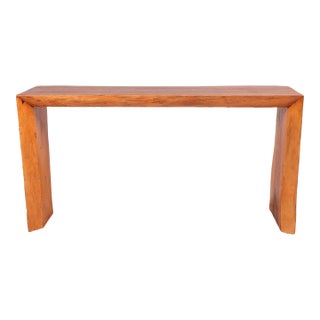 Living Edge Water Fall Console Table 55 For Sale