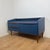 Low sideboard/TV unit in midnight blue and wood, 1960 2 drawers and a storage space with a hinged door Midnight blue color...