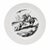 Vintage Spanish Bidasoa Bullfighting Porcelain Plates by Antonio Casero Set of 8 For Sale In Palm Springs - Image 6 of 11