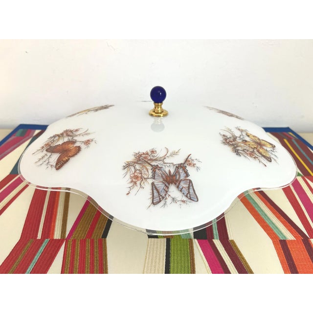 Mid 20th Century Butterflies Flush Light For Sale - Image 6 of 18