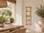 With a history whispering from Rajasthan, India, this antique farmhouse style mirror boasts a rustic elegance. Crafted...