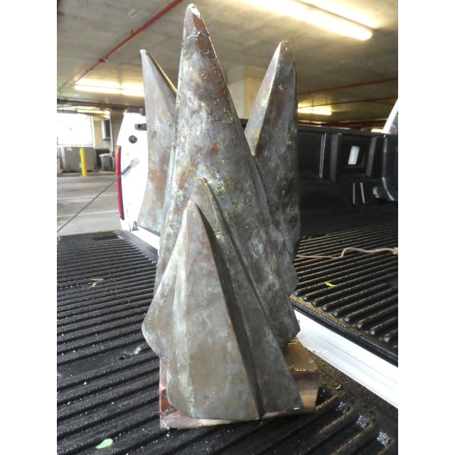 Abstract 1970's Bronze Maquette Proposed Monument for the Belgrade Airport by Stanimar Pavlovic For Sale - Image 3 of 11