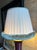 Pair of Baby Pink Lampshades With Caterpillar Trim For Sale - Image 4 of 7
