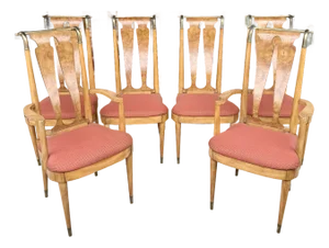 Set of 6 Dining Chairs by William J. Clingman for J.L.Metz Furniture Co.