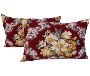 Floral Bouquet Pillows - A Pair