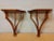 Pair 1990s Wood Wall Shelves For Sale - Image 9 of 9